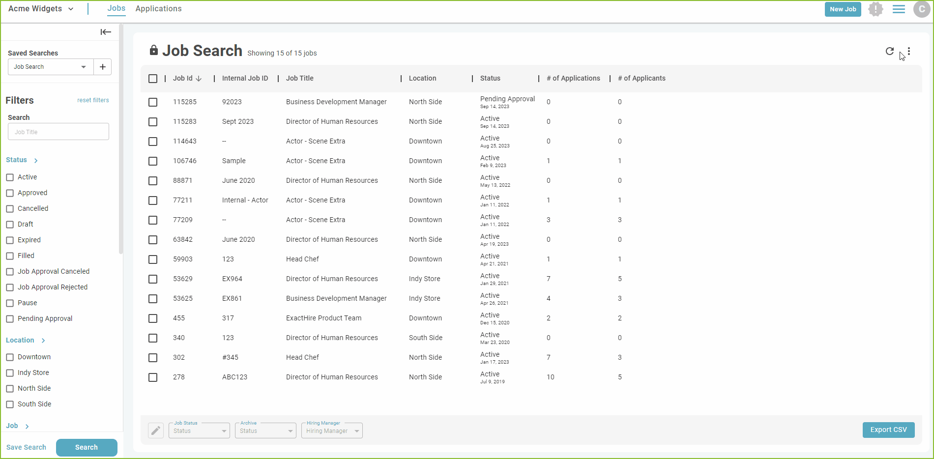 Job Question Groups