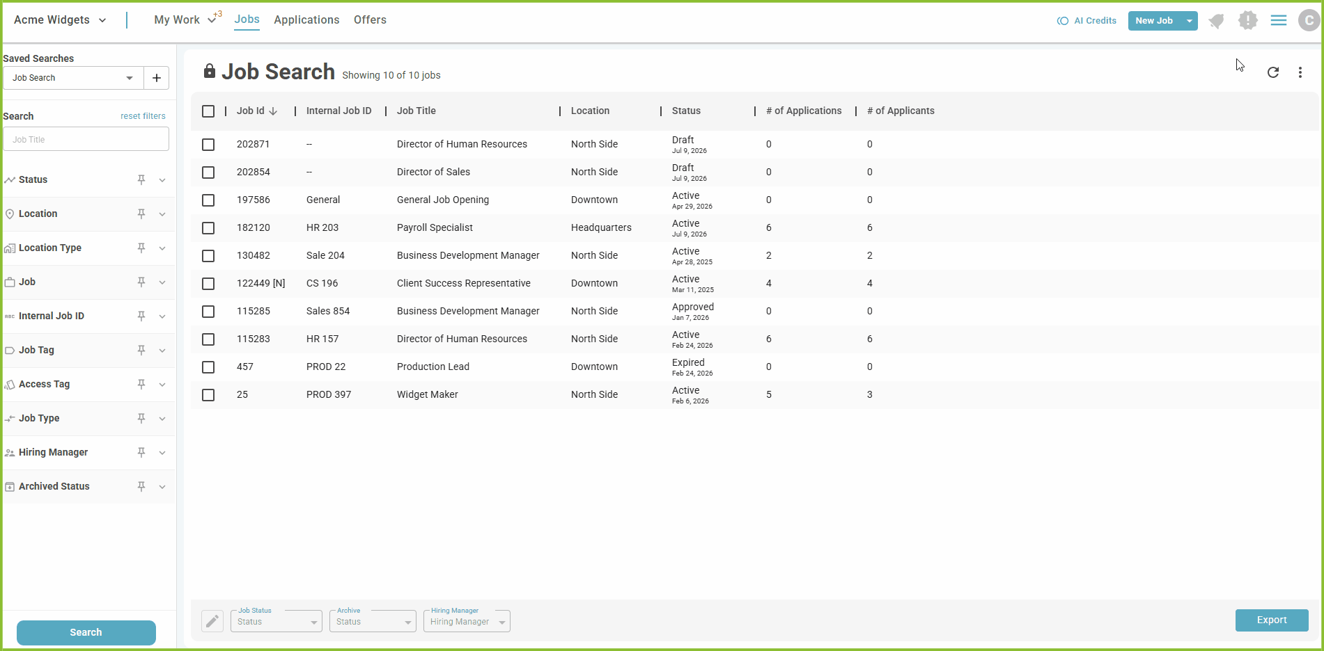 JobStatus