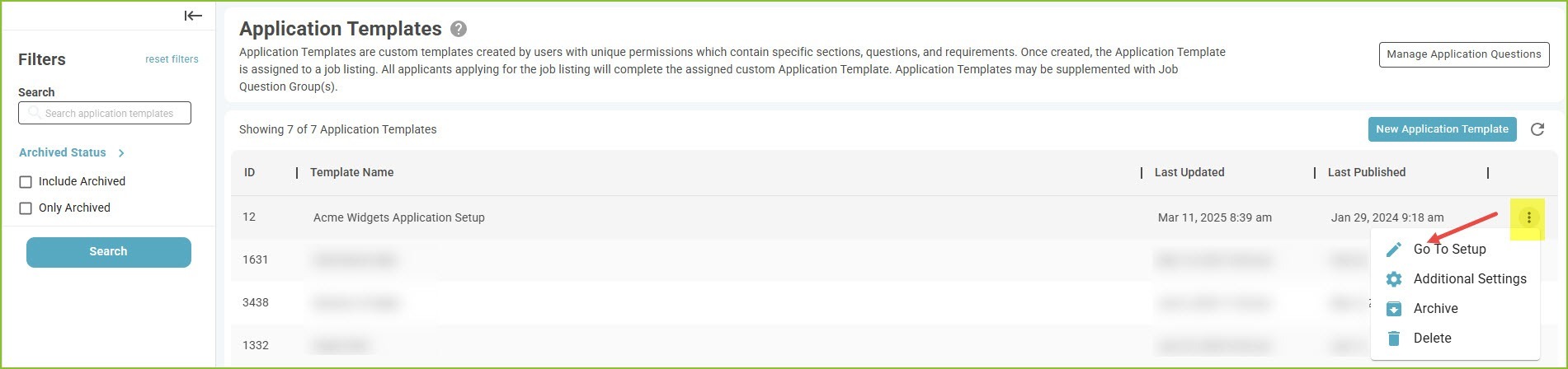 Multi-Step Application